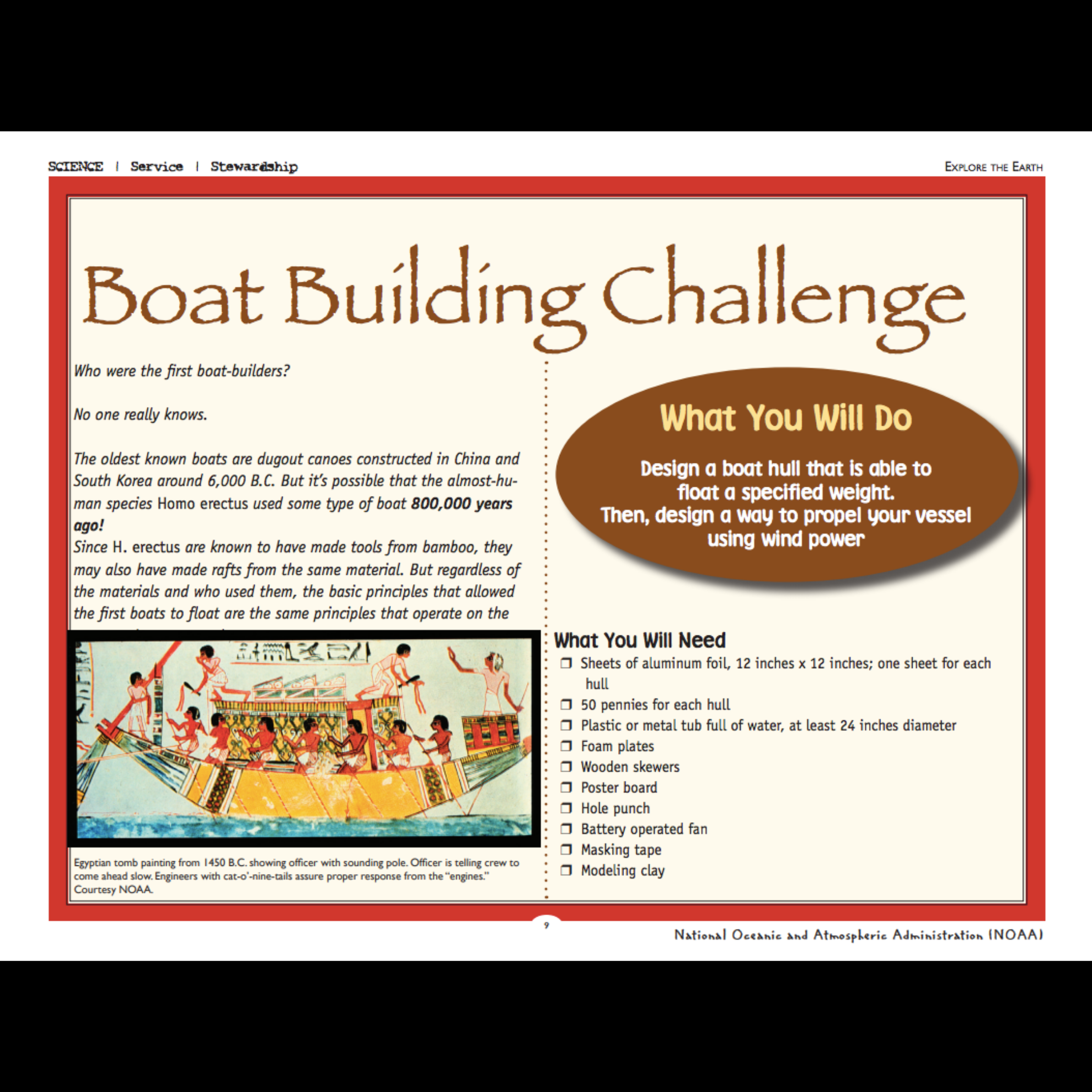 Boat Building Challenge We Are Water